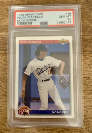 1992 Upper Deck Pedro Martinez Star Rookie PSA 10 front