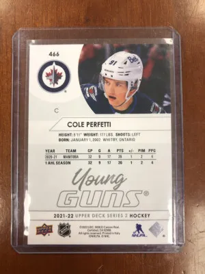 Cole Perfetti Young Guns back