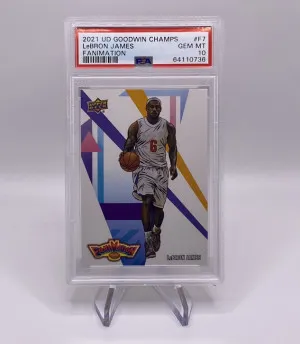 2021-22 Upper Deck Goodwin Champs Lebron James FANIMATION front