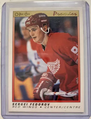 1990-91 O-Pee-Chee Premier Sergei Frederic front