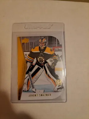 Jeremy Swayman rookie front