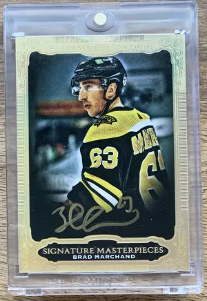 2020-21 Signature Masterpieces Brad Marchand front