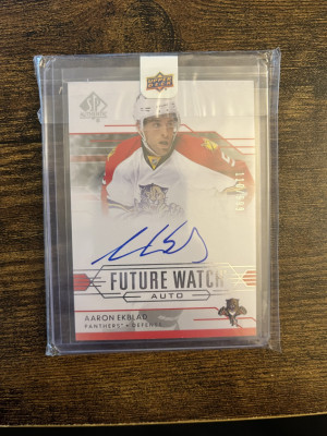 Aaron Ekblad Future Watch Auto Rookie #/999 front