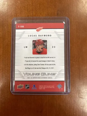 Lucas Raymond 06/07 Retro Young Guns back