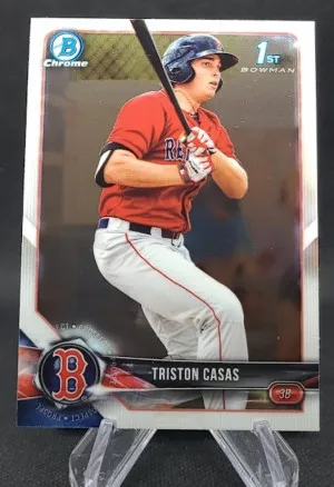 Triston Casas 2018 Bowman Draft Chrome RC #BDC-171 front