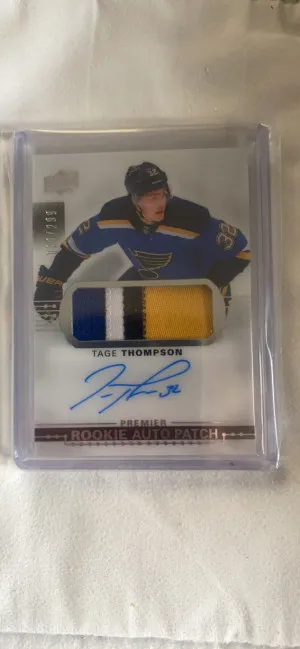 Tage Thompson Premier RPA /299 4 * colour patch front