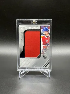 2021-22 SP Game Used Cole Caufield 2021 Stanley Cup Banner Year Relics Rookie Card front