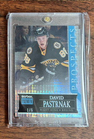 David Pastrnak Skybox Prospects Sparkling Diamonds back