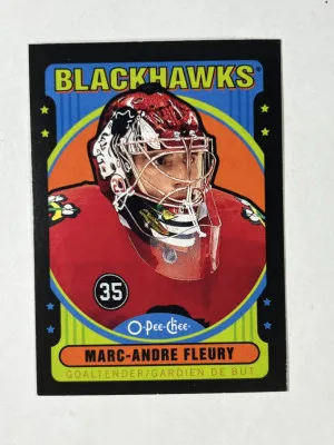 2021 O-Pee-Chee Retro Black Border /100 Marc-Andre Fleury #601 front