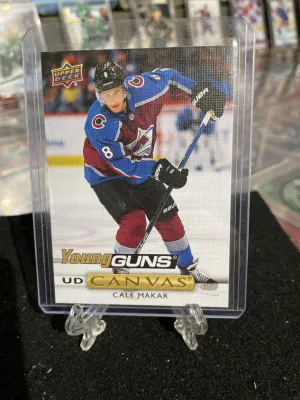 Cale Makar canvas young guns front