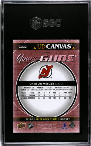 Dawson Mercer YG Canvas back