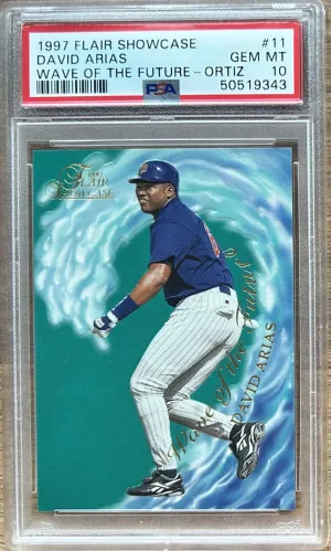 1997 Flair David Ortiz RC Wave of the Future Auto PSA 10 front
