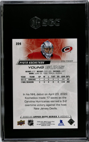 2022-23 Upper Deck #224 Pyotr Kochetkov back