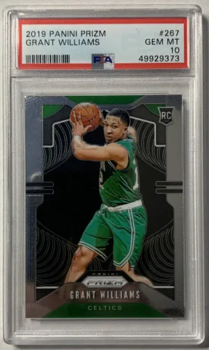 Grant Williams Panini Prizm  PSA 10 Rookie front
