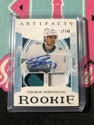2022-23 Upper Deck Artifacts Thomas Bordeleau RPA /45 front