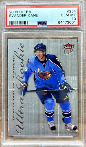 2009 ULTRA #254 EVANDER KANE RC PSA 10 front