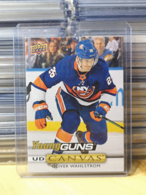 2019/20 Upper Deck Young Guns Canvas #C215 Oliver Wahlstrom front