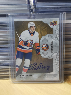2019/20 Upper Deck Engrained Rookie Card Autograph #53 front