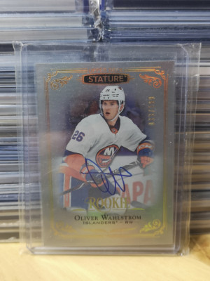2019/20 Upper Deck Stature Rookie Autograph #178 Oliver Wahlstrom front