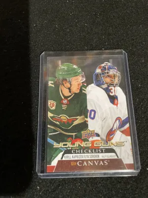 20-21 canvas young guns checklist front