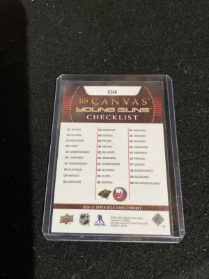 20-21 canvas young guns checklist back