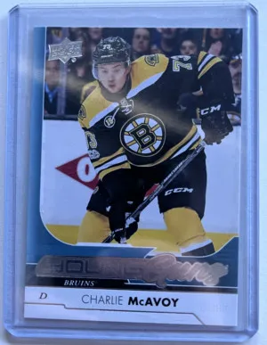 2017 Upper Deck Young Guns Charlie McAvoy front