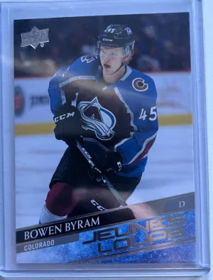 2020 Upper Deck Young Guns Bowen Byram French Variation front