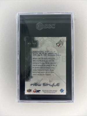 Quinton Byfield SP Game Used New Style back
