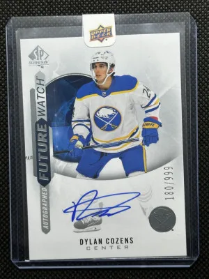 Dylan Cozens 20/21 SPA Future Watch Autograph front