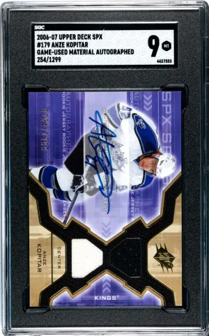 Anze Kopitar SPX Rookie Patch Auto front