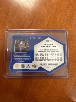 Philip Grubauer Die Cut Insert 218/1000 back