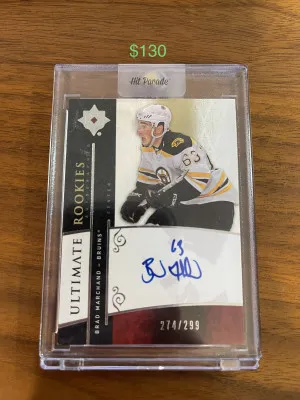 Brad Marchand Ultimate Rookies /299 front