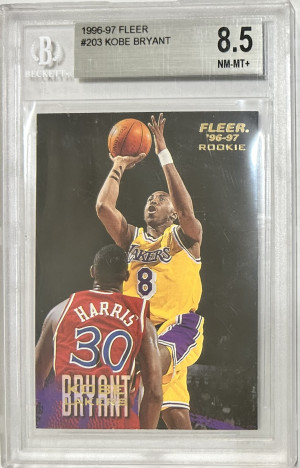1996-97 Fleer Kobe Bryant #203 BGS 8.5 front