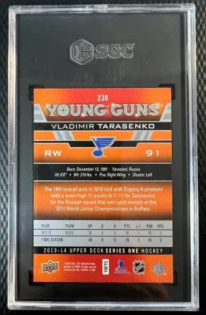 2013-14 Upper Deck Vladimir Tarasenko Young Guns SGC 10 back