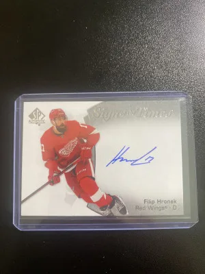 Filip Hronek 21-22 SPA Sign of the Times Auto front