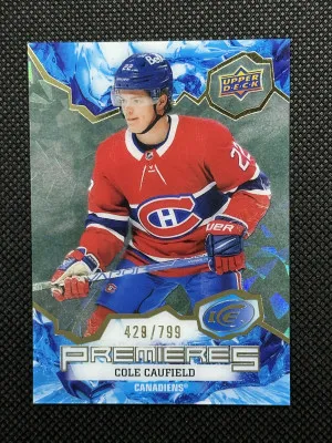 Cole Caufield 21/22 ICE premiers /799 front