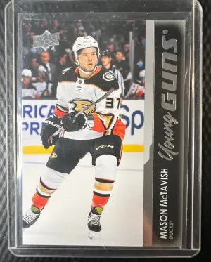 2021-22 Upper Deck Mason McTavish Young Guns front