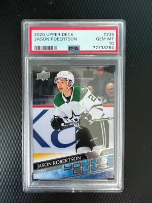 2020 Jason Robertson Young Guns PSA 10 front