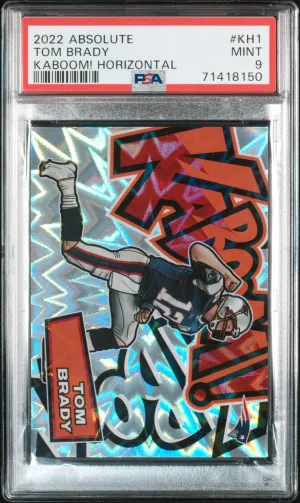 2022 PANINI ABSOLUTE KABOOM! HORIZONTAL KH1 TOM BRADY front
