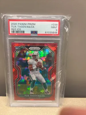 2020 PANINI PRIZM 339 TUA TAGOVAILOA RED ICE front