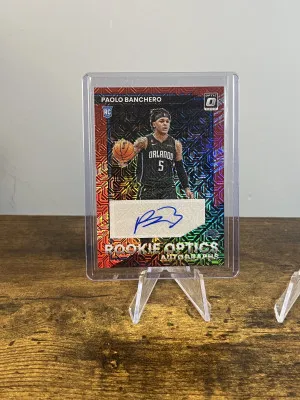 Paolo red rookie auto front