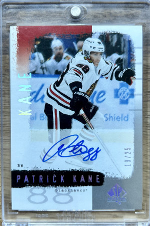 Patrick Kane 2020-21 SP Authentic Auto /25 front