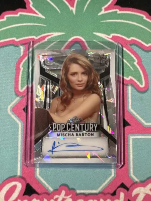2023 Leaf Pop Century Mischa Barton Crystal 1st Auto /10 front