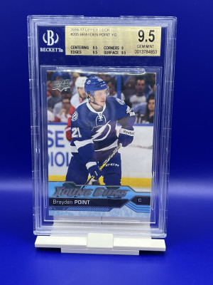 Brayden Point Young Gun BGS 9.5 front