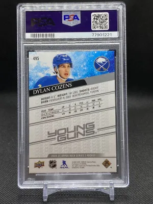 2020 UD Dylan Cozens Young Guns PSA 10 back
