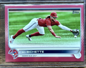 2022 Topps Chrome BO BICHETTE Pink Refractor /50 front