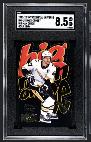 21/22 Metal Universe Sidney Crosby Big Man on Ice #23/96 front