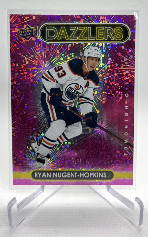 2021-22 Upper Deck Ryan Nugent-Hopkins Dazzlers Pink #DZ71 front