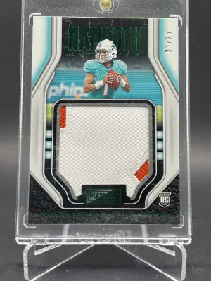 Tua Tagovailoa 2020 Rookie RC Panini Playbook Mammoth Materials Patch 23/25 front