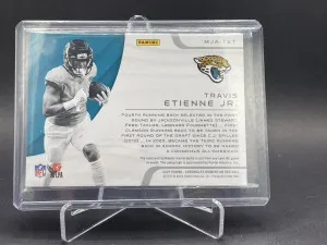 Travis Etienne Panini Chronicles Momentum RPA 49/75 back